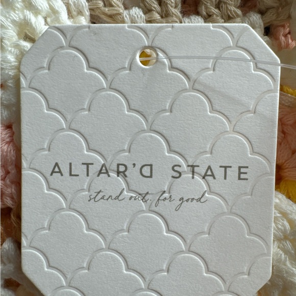 ALTAR’D STATE Crocheted Sweater Vest, Size M. - Picture 6 of 11